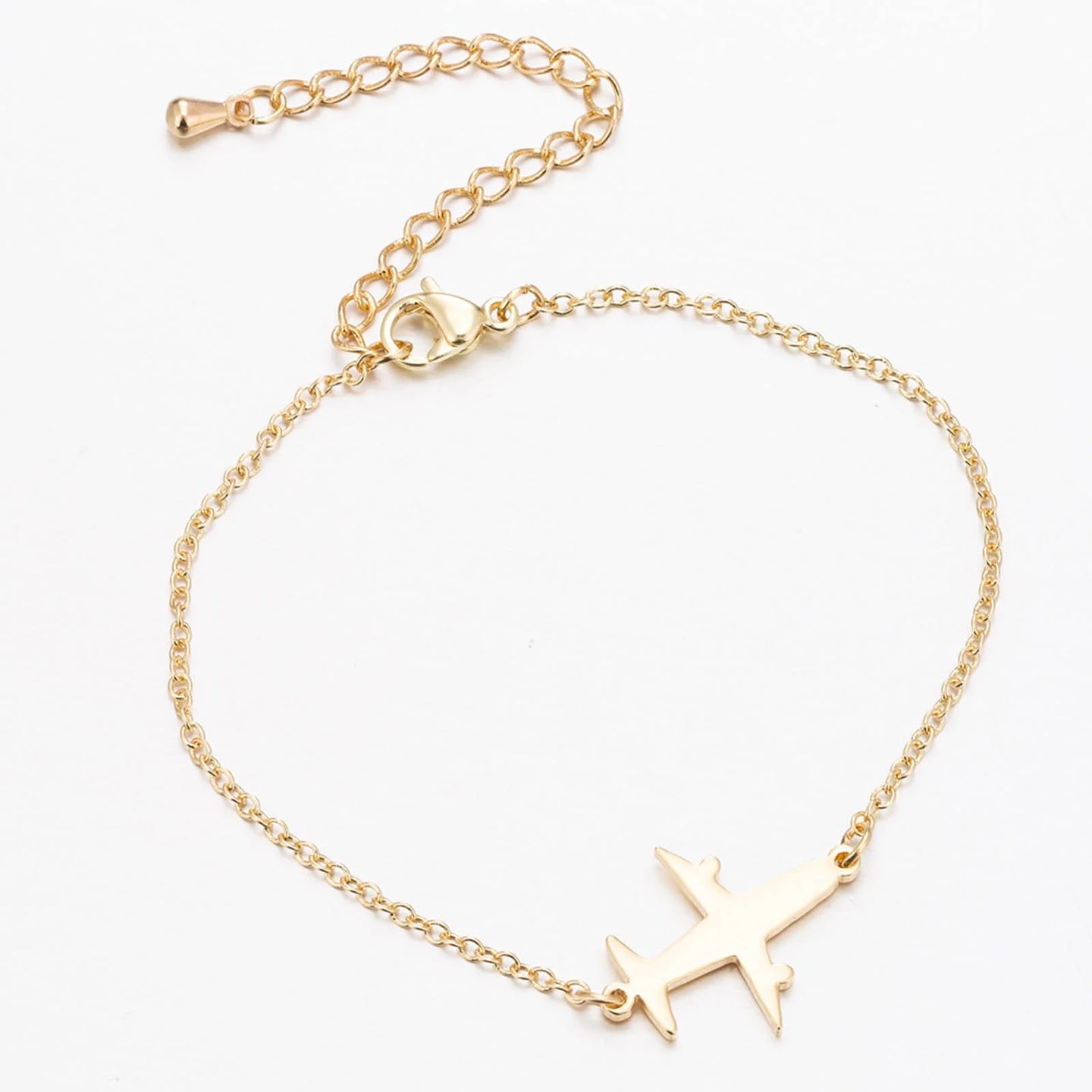 Stainless Steel Airplane Anklet