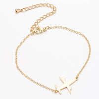 Stainless Steel Airplane Anklet