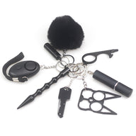 Self-Defense 8-piece Keychain Set