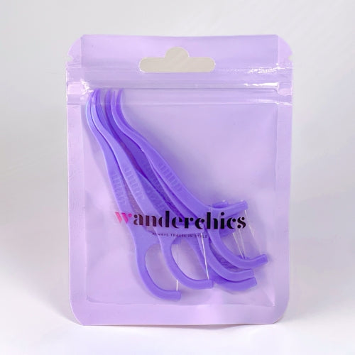 BASICS 7-Pack Travel Floss Toothpicks