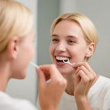 BASICS 7-Pack Travel Floss Toothpicks