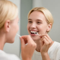 BASICS 7-Pack Travel Floss Toothpicks