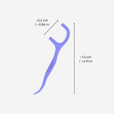 BASICS 7-Pack Travel Floss Toothpicks