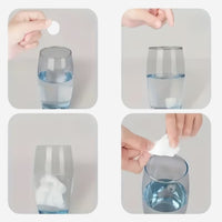 BASICS 7-Pack Compressed Face Towels