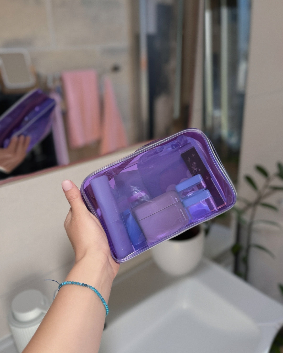 LOLA Essentials Refillable Travel Kit - Purple