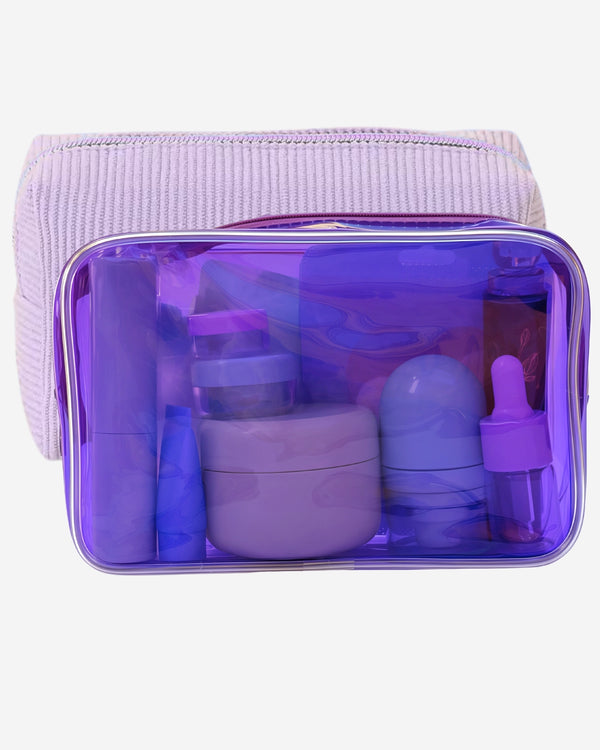 LOLA Essentials Refillable Travel Kit - Purple